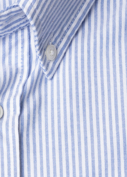 Blue stripe oxford shirt