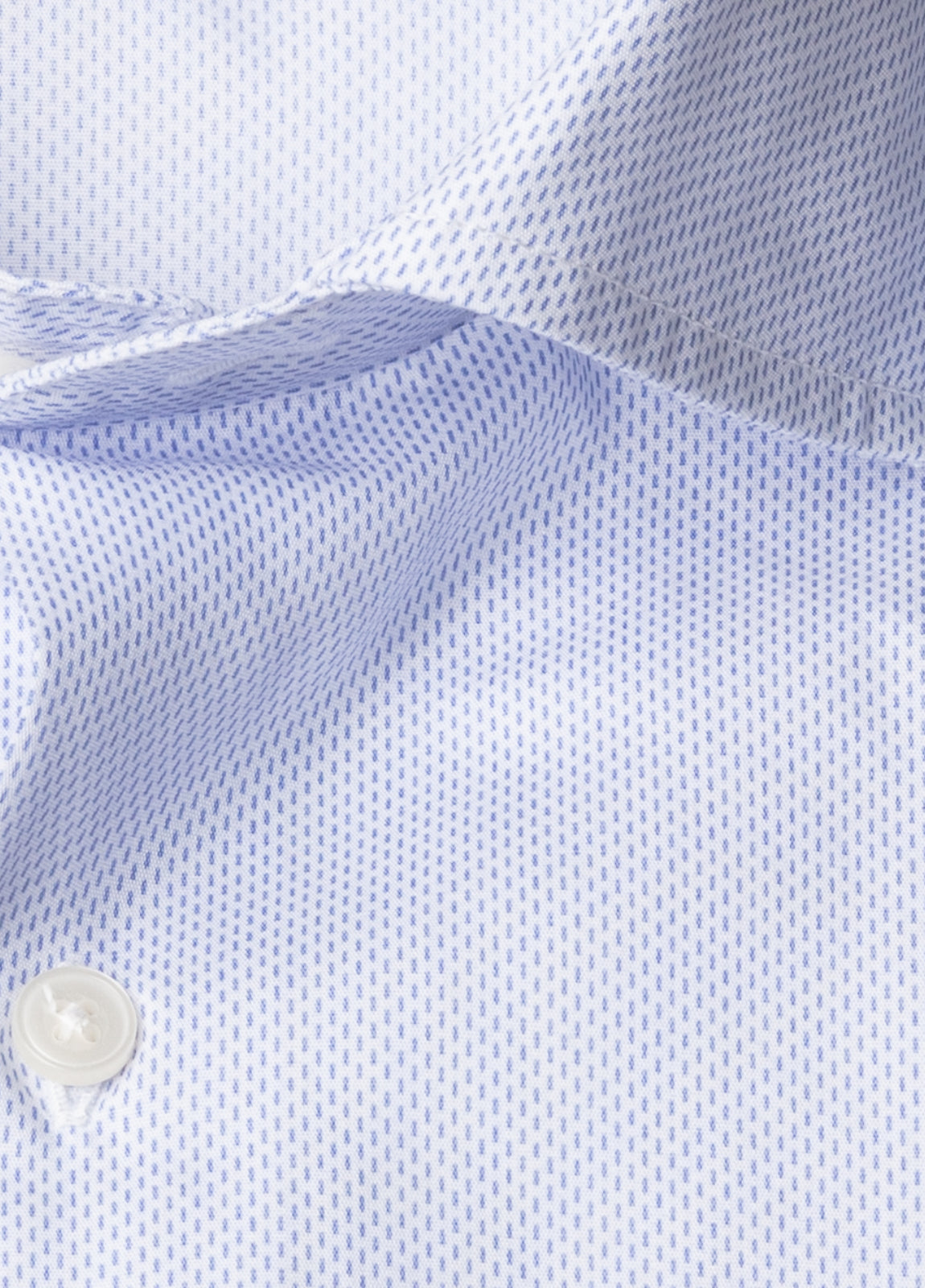 Camisa sport micro dibujo azul