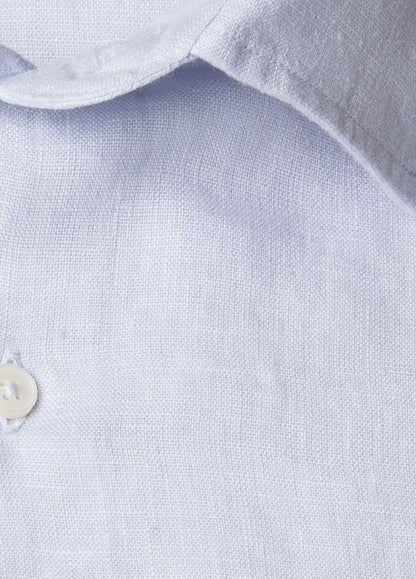 Sky blue linen shirt