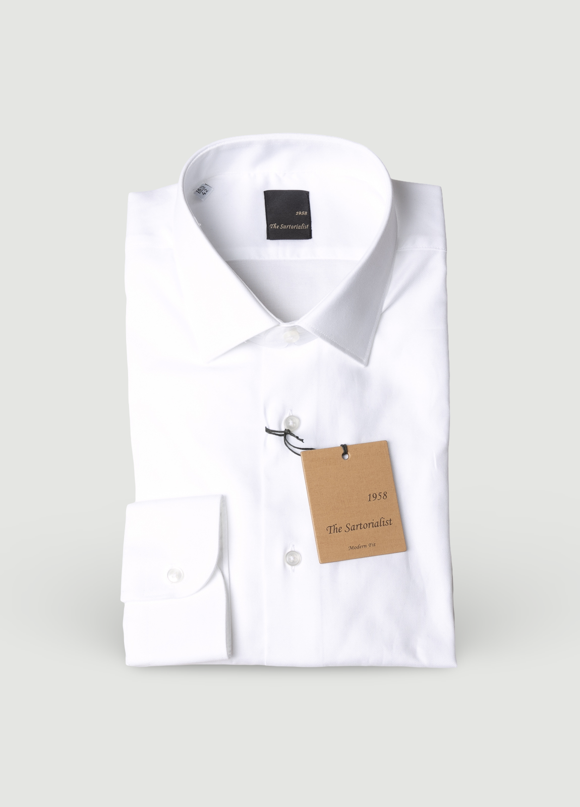 Camisa vestir pin point blanca