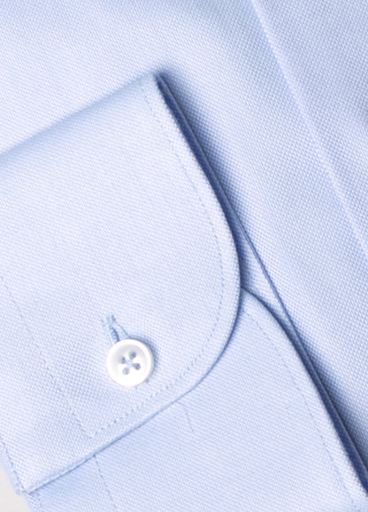 Camisa vestir pin point celeste