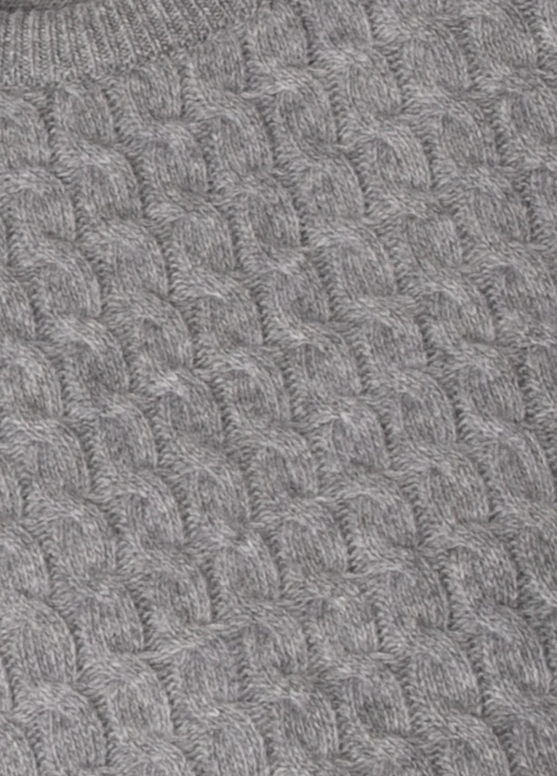 Cardigan jaspeado gris
