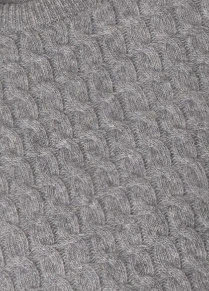 Cardigan jaspeado gris