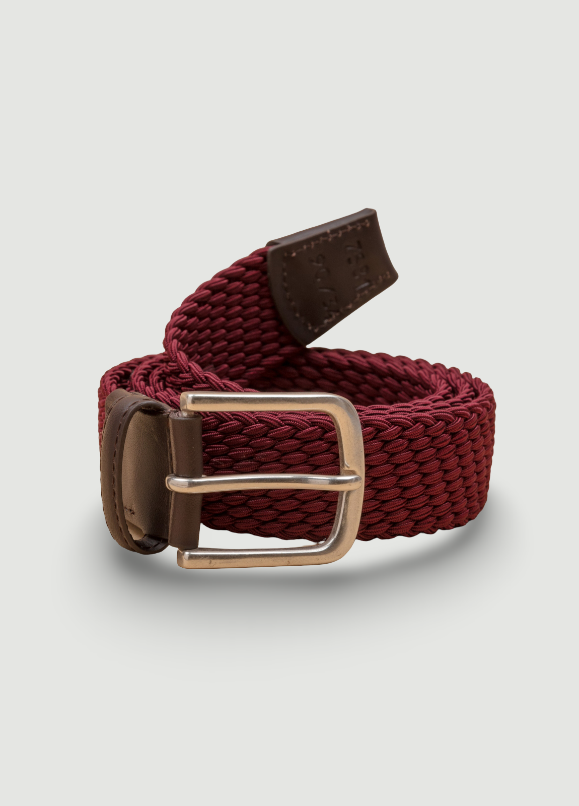 Cinturón sport elástico granate