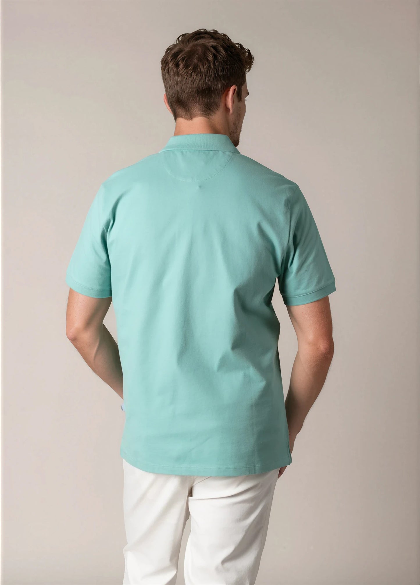 Polo manga corta pique manzana