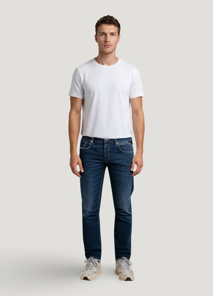 Pantalón tejano denim azul oscuro