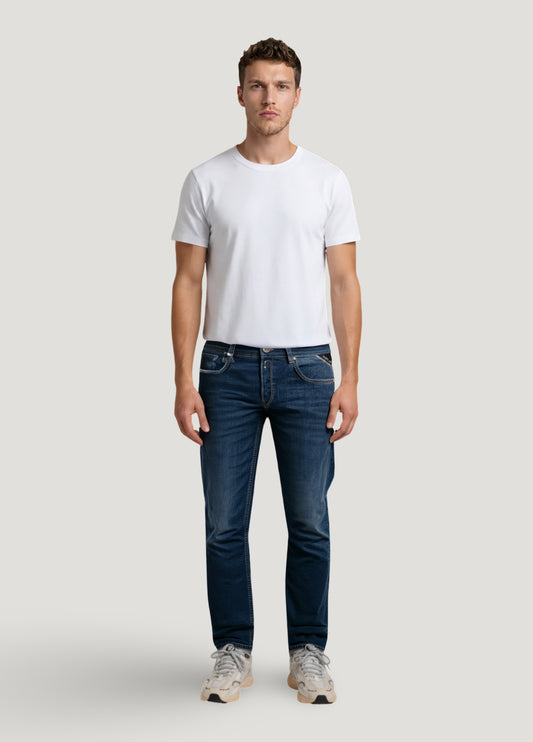Pantalón tejano denim azul oscuro