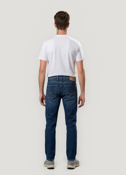 Pantalón tejano denim azul oscuro