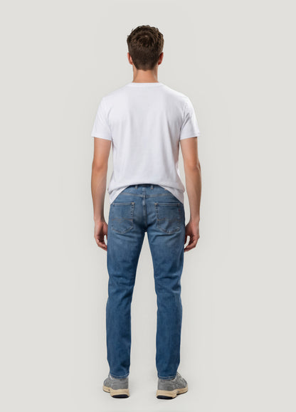 Pantalón tejano denim azul medio