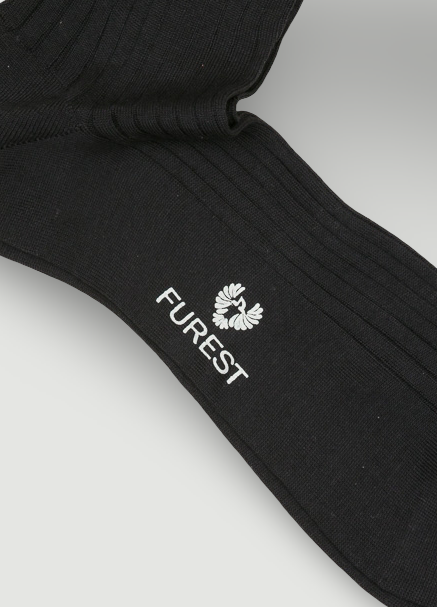 Calcetín largo gris oscuro hilo de Escocia