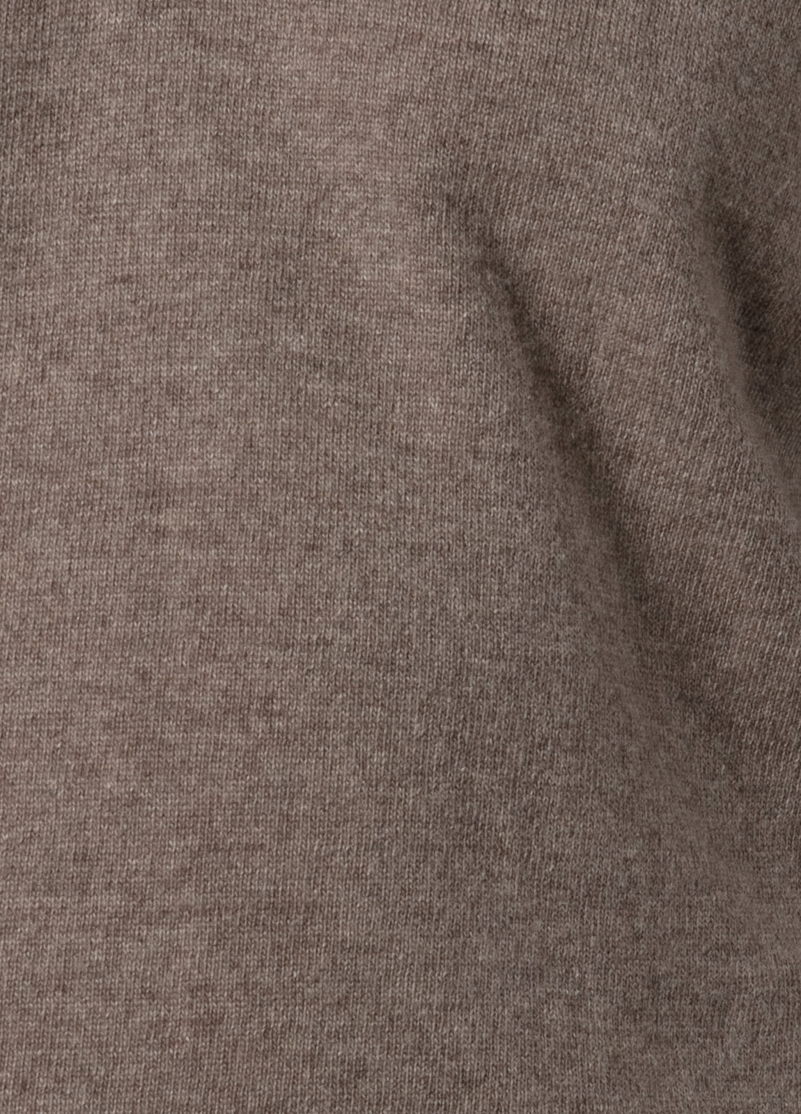 Jersey cuello zip lana visón