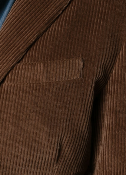 Brown corduroy blazer
