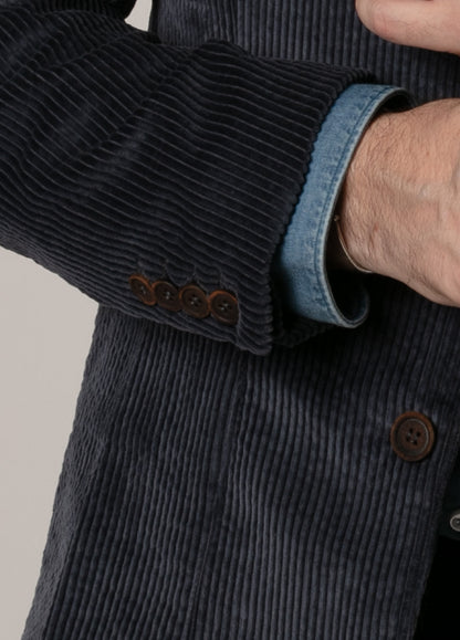 Navy corduroy blazer