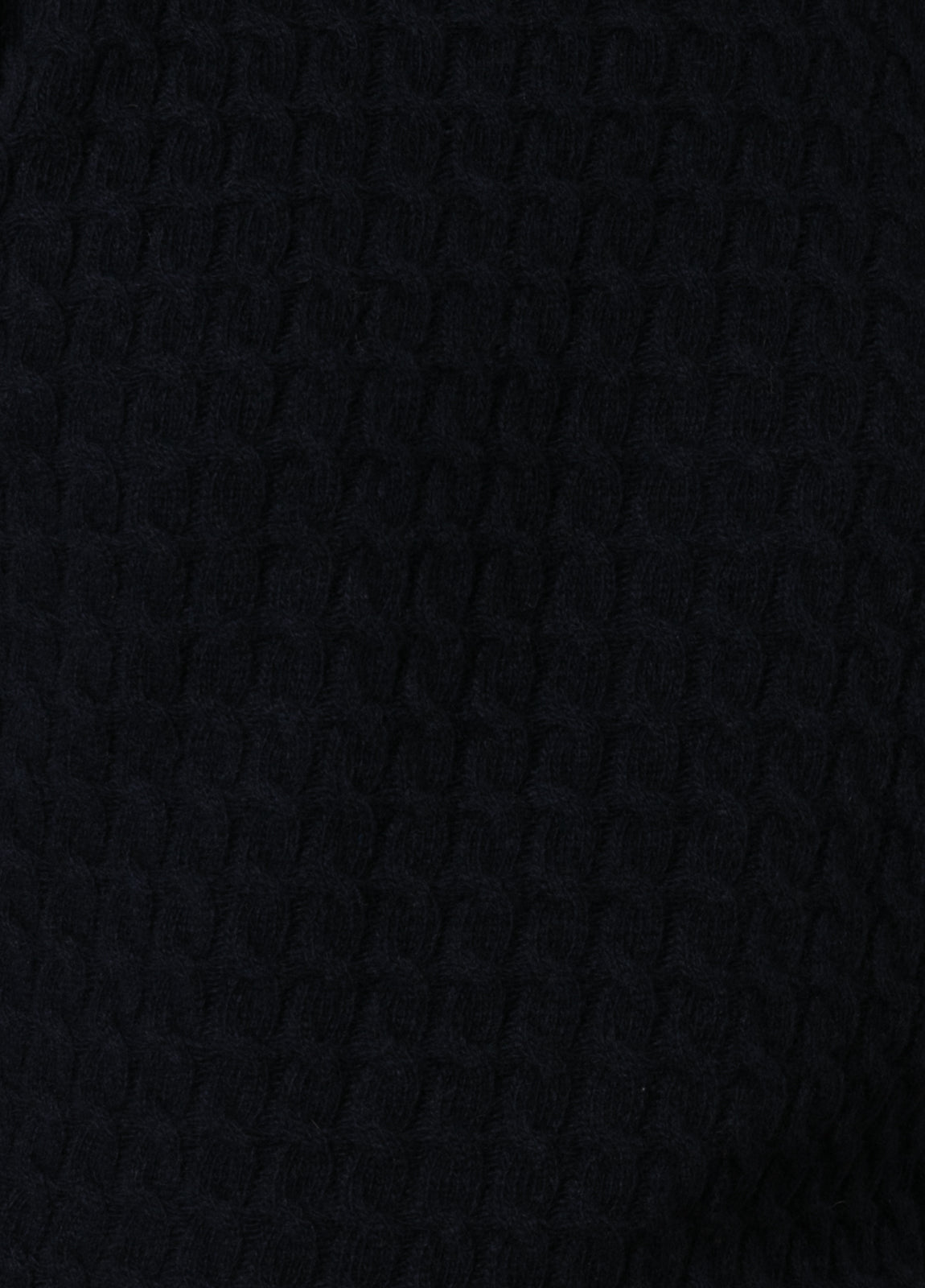 Jersey cuello redondo trenzado marino