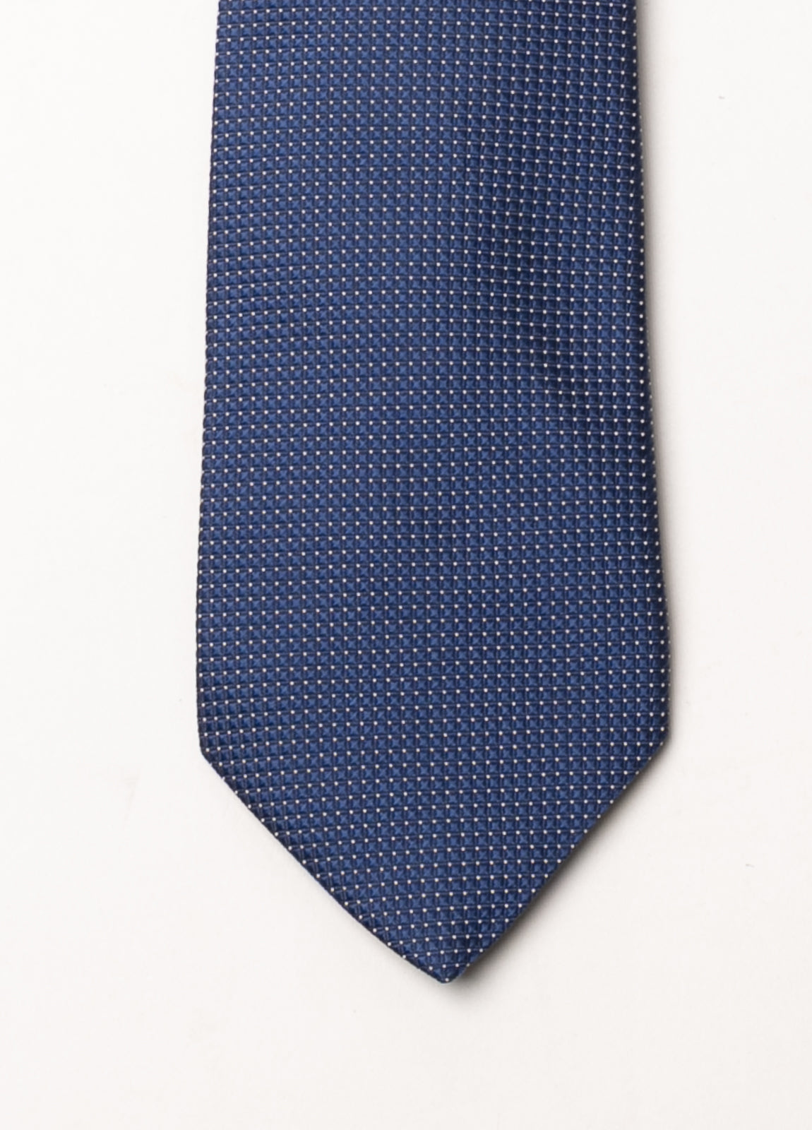 Corbata vestir microdibujo azul oscuro