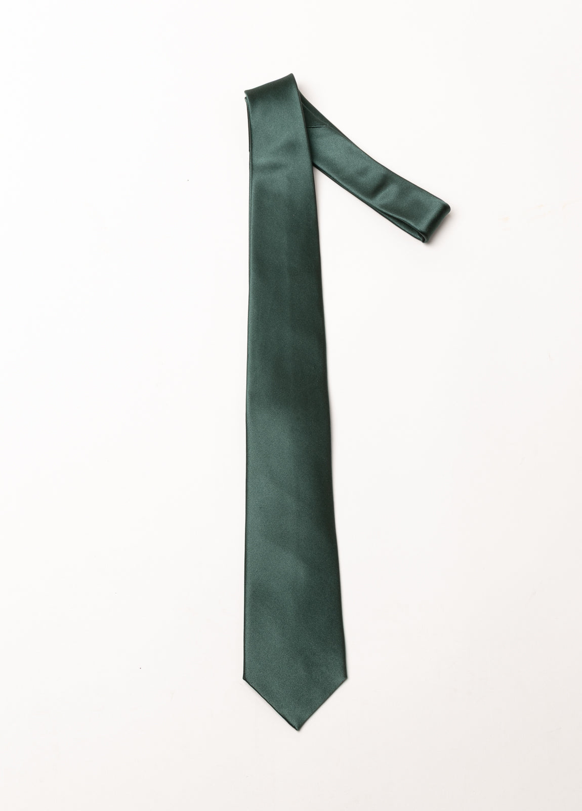 Corbata vestir lisa verde