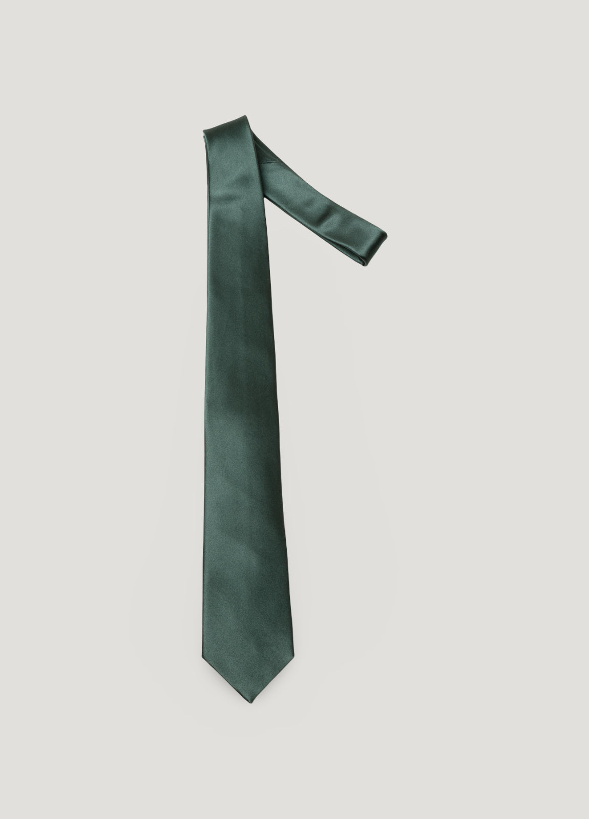Corbata vestir lisa verde
