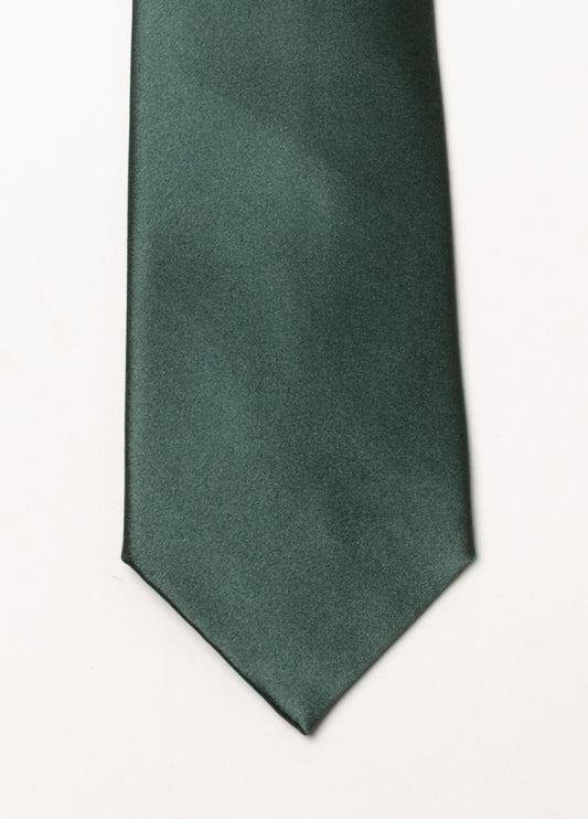 Corbata vestir lisa verde