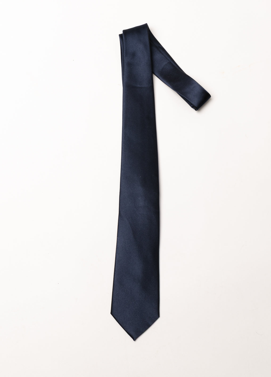 Corbata vestir lisa marino