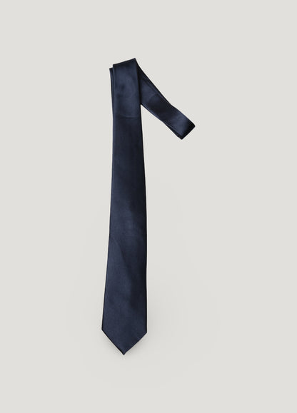 Corbata vestir lisa marino