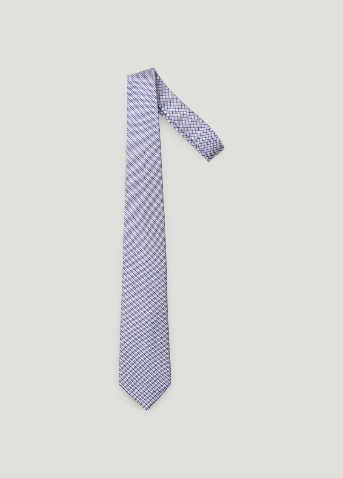 Corbata vestir microdibujo azul