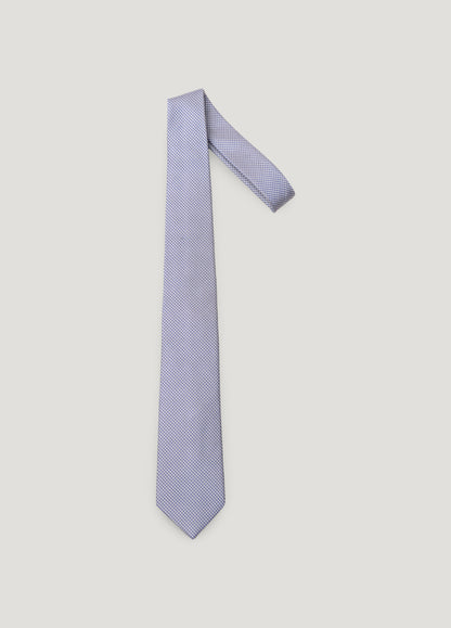 Corbata vestir microdibujo azul