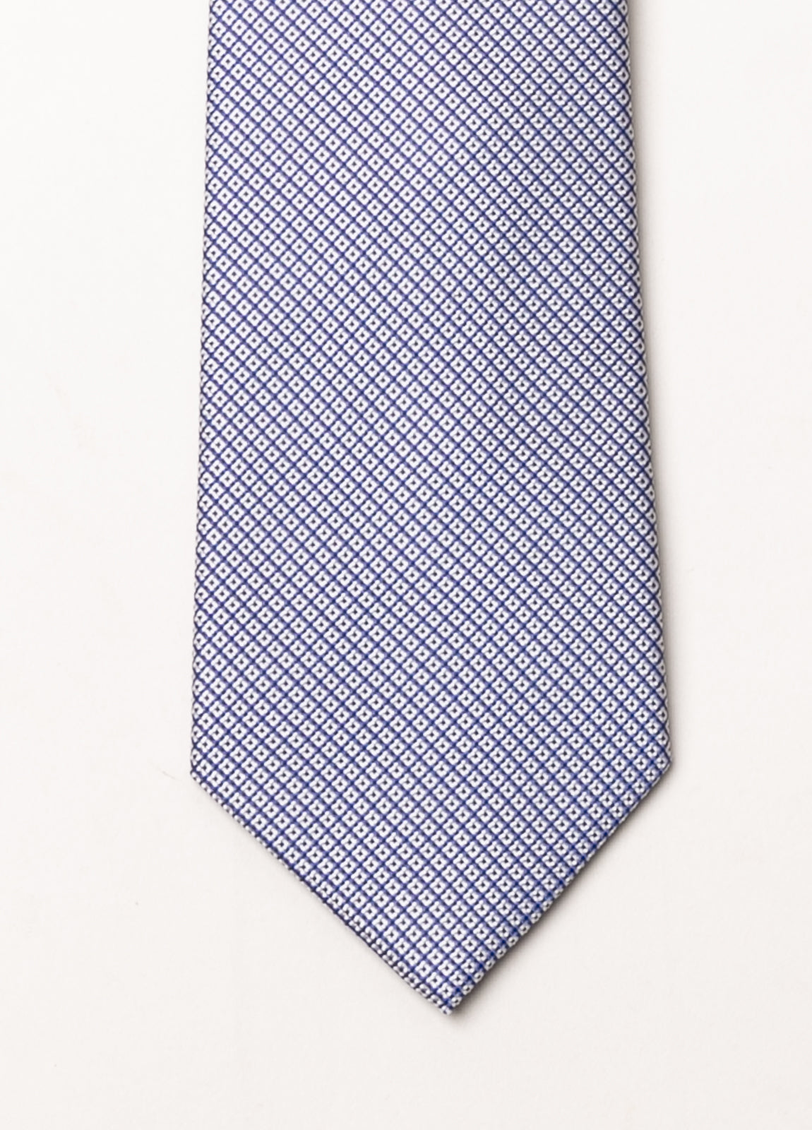 Corbata vestir microdibujo azul