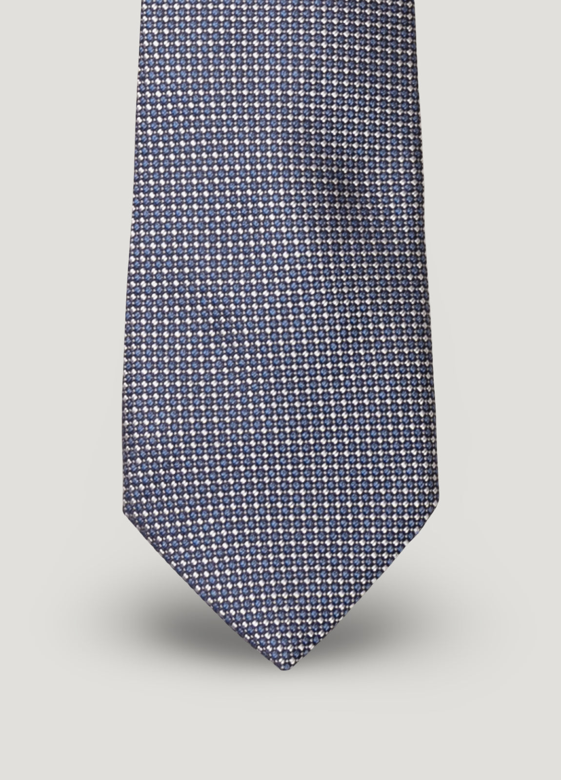 Corbata vestir microdibujo azul