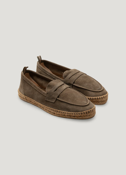 Green sport loafer