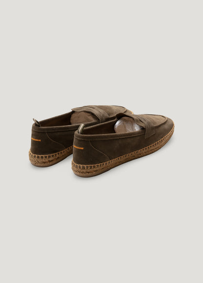 Green sport loafer