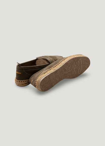 Green sport loafer
