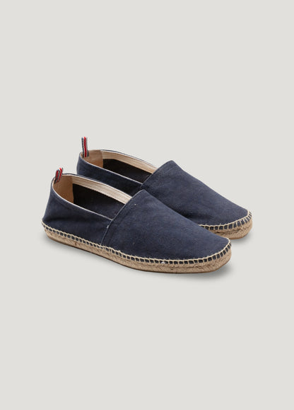 Navy sports footwear