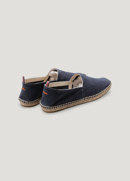 Navy sports footwear