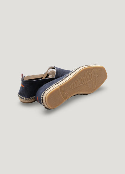 Navy sports footwear