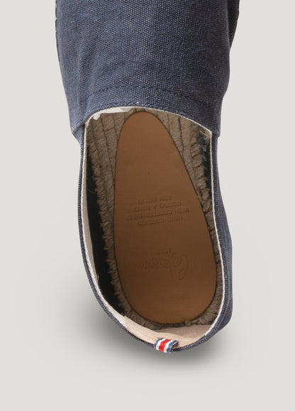Navy sports footwear