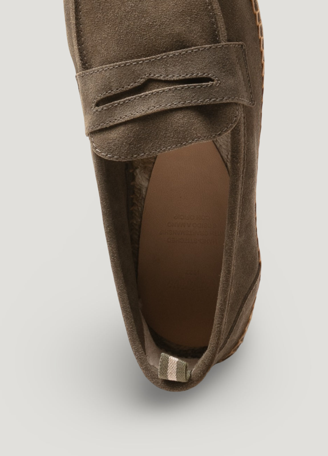 Green sport loafer