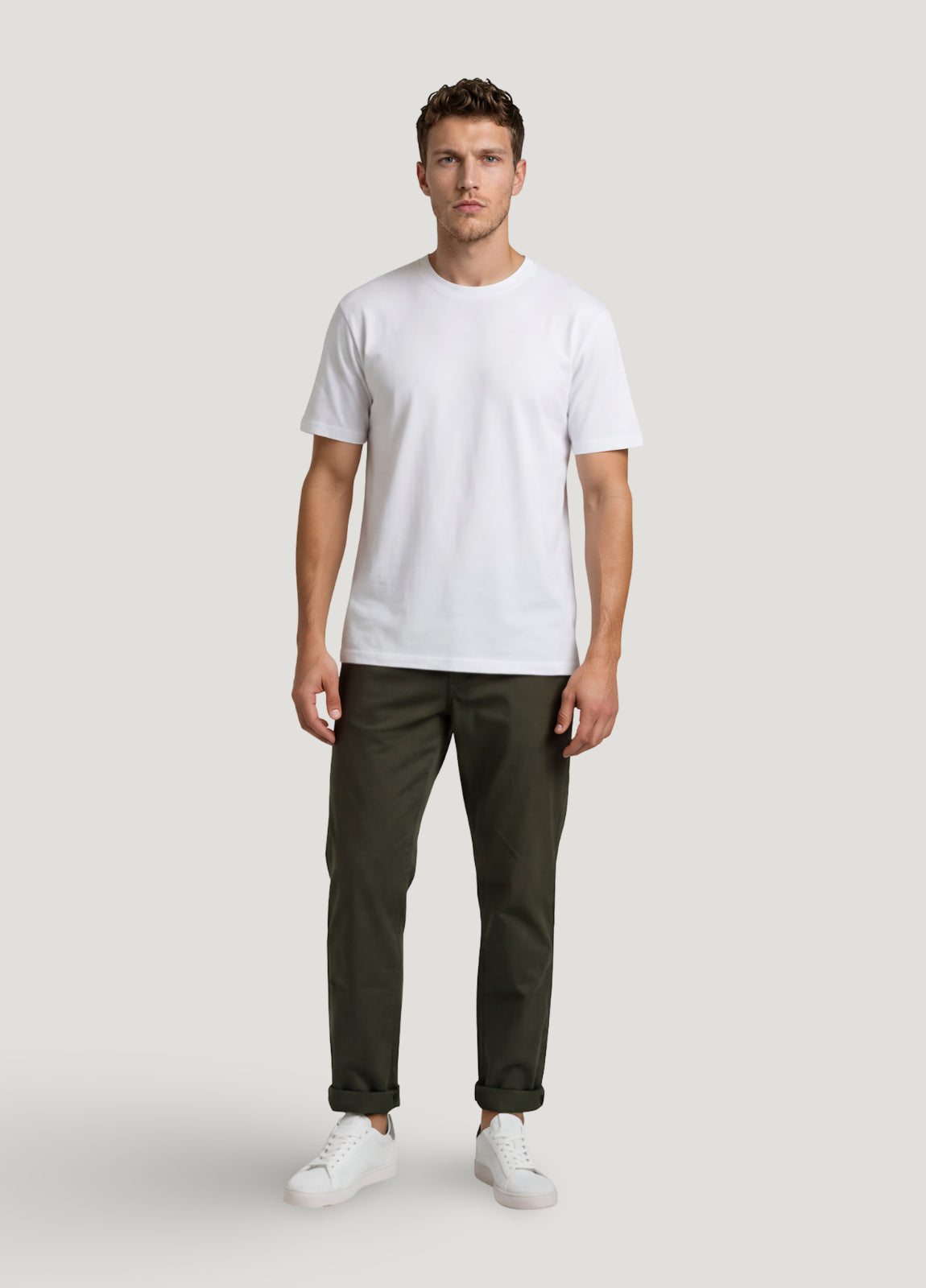 Pantalón jogger algodón verde