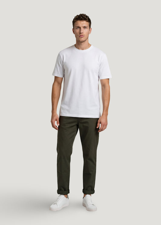 Green cotton jogger pants