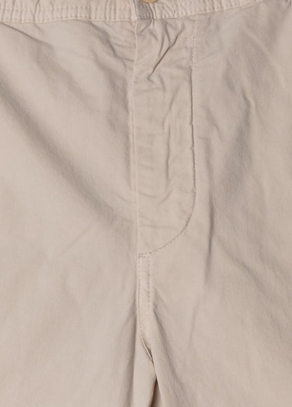 Raw cotton jogger pants