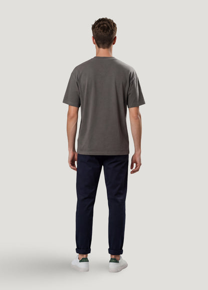 Navy cotton jogger trousers