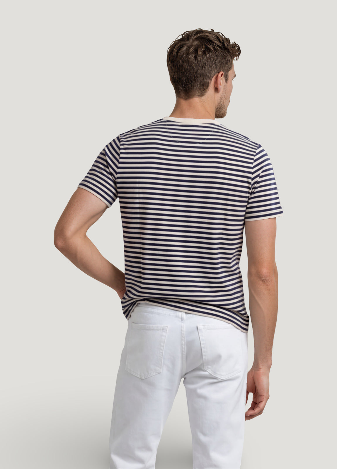Camiseta rayas marino