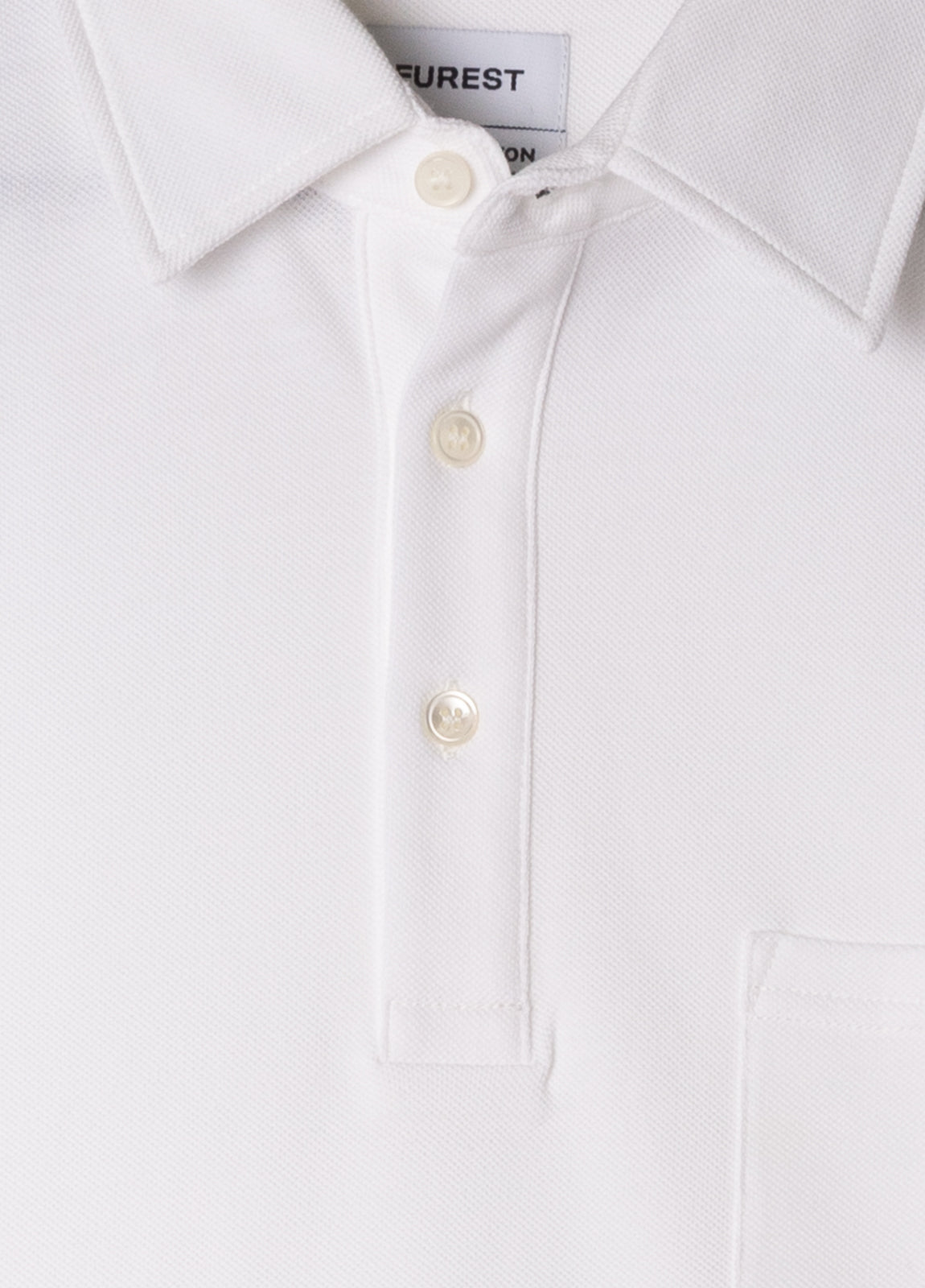 Polo manga corta algodón pima blanco