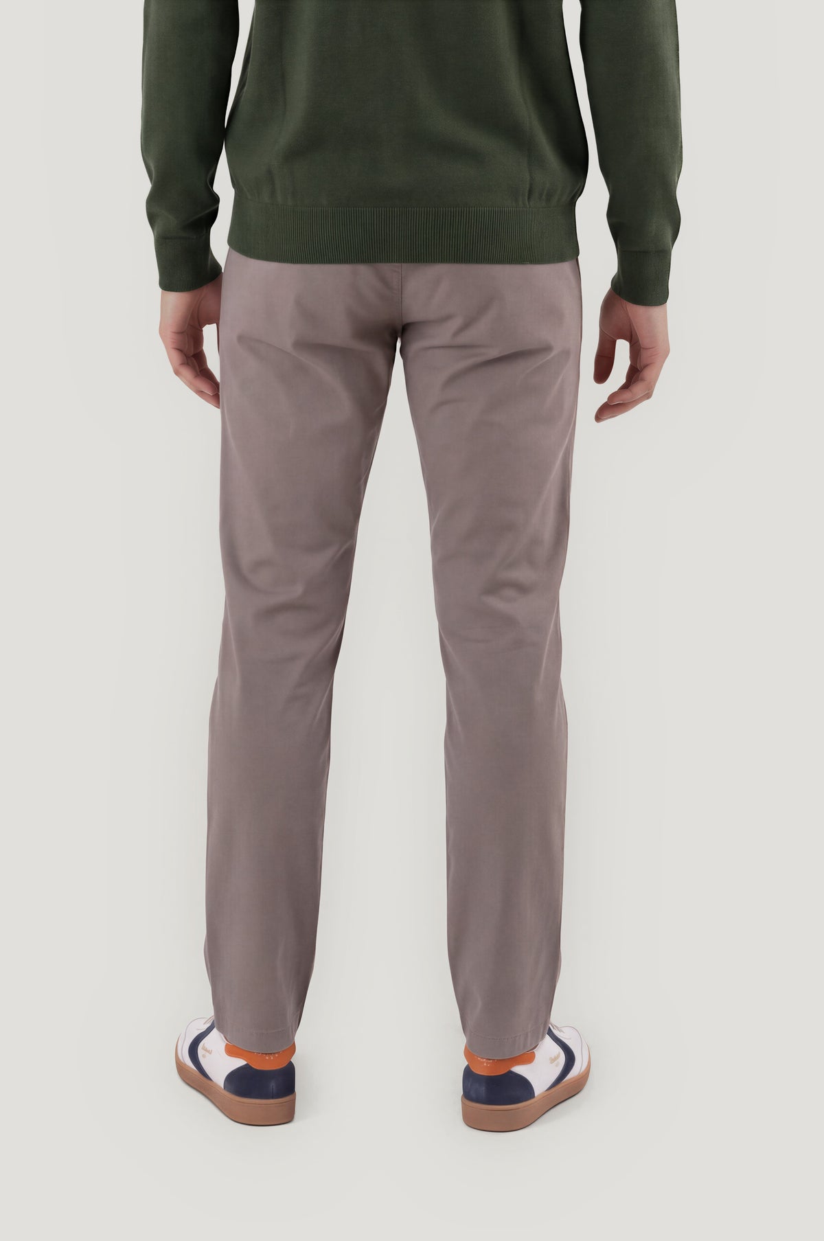Pantalón Chino Casual Popelín gris