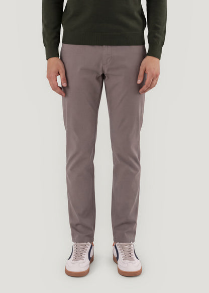 Pantalón Chino Casual Popelín gris