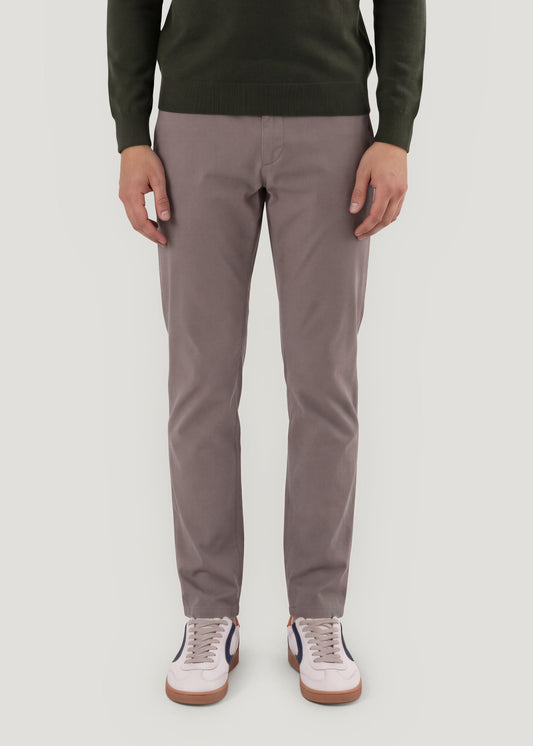 Pantalón Chino Casual Popelín gris