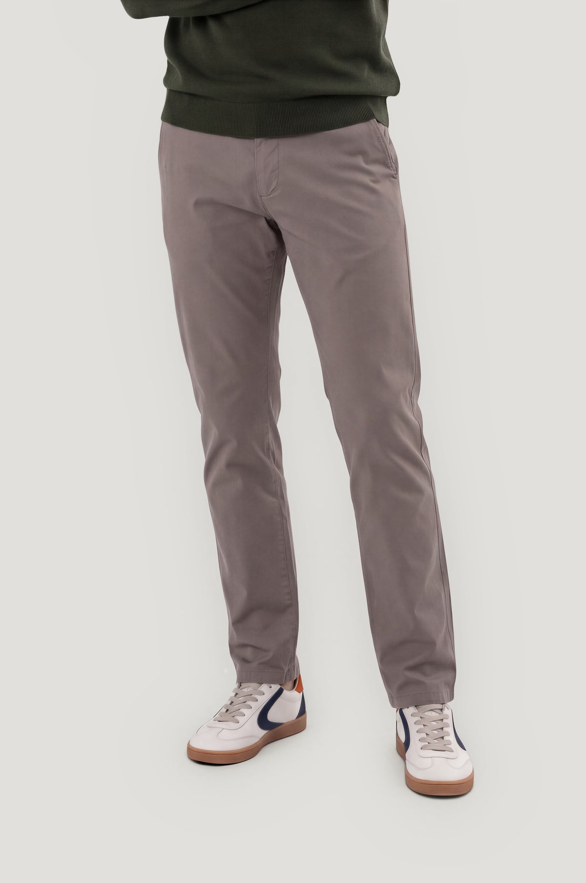 Pantalón Chino Casual Popelín gris