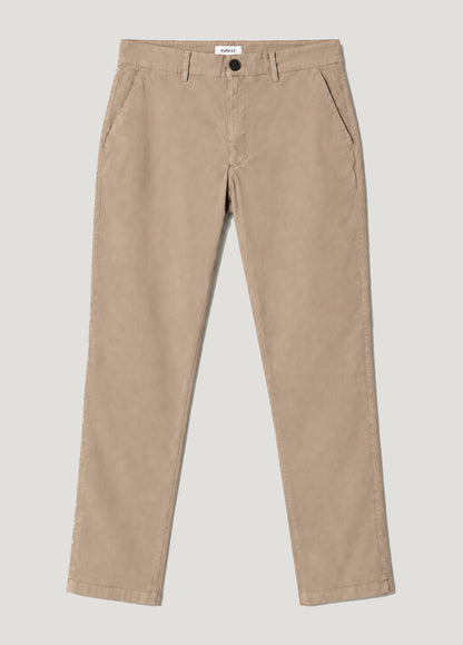 Pantalón Chino Casual Popelín tostado