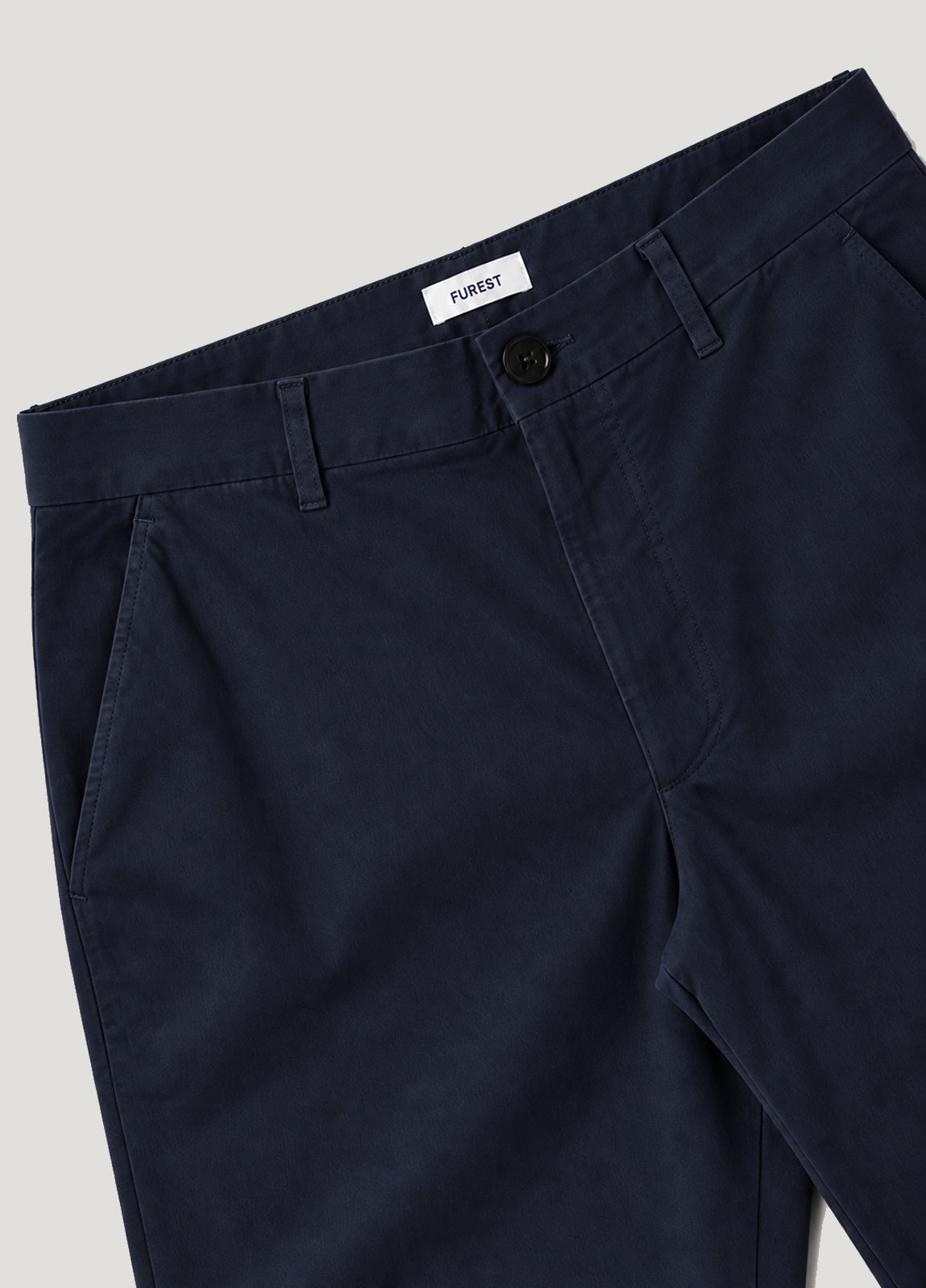 Pantalón Chino Casual Popelín marino