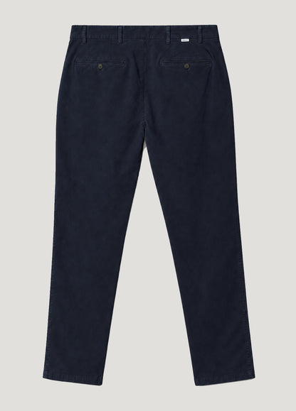 Pantalón Chino Casual Popelín marino
