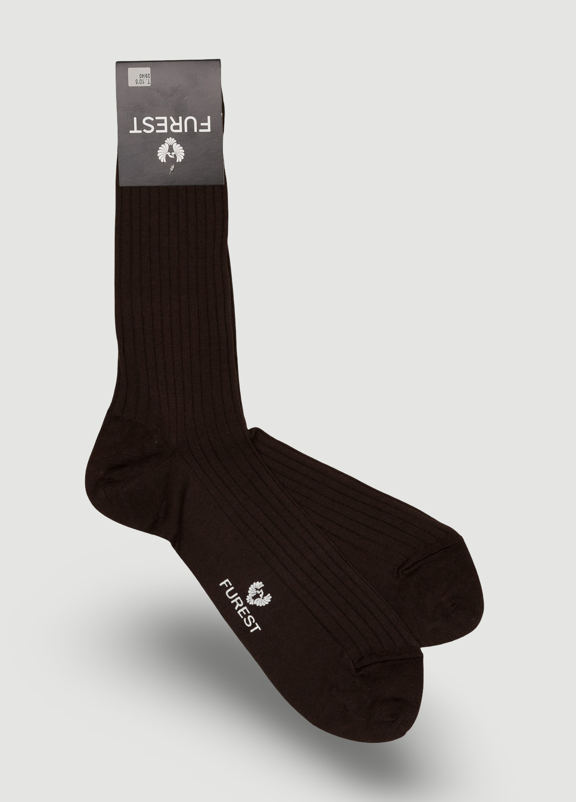 Calcetín corto marrón hilo de Escocia